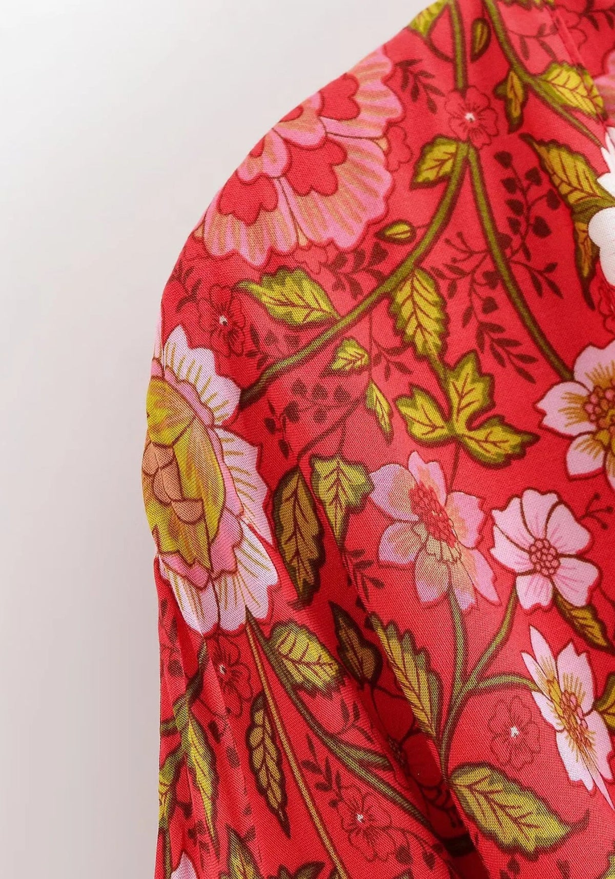 Kimono court rouge | Momoka