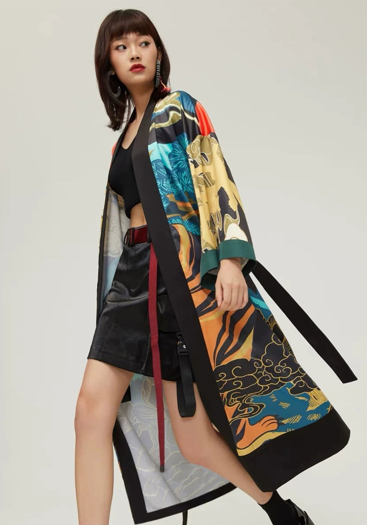 Kimono japonais long | Kiba