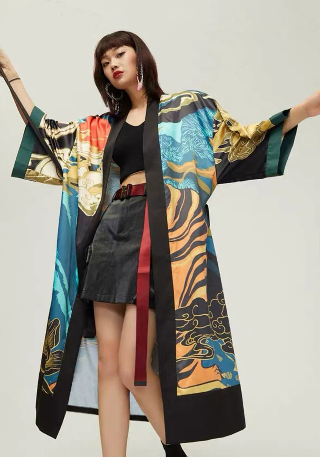 Kimono japonais long | Kiba
