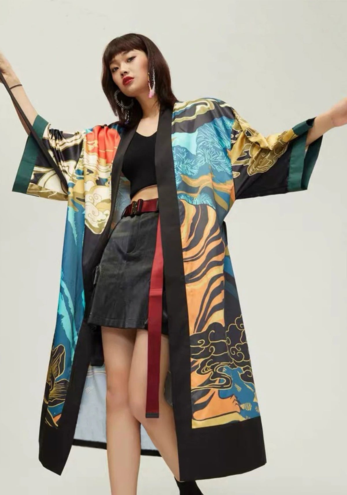 Kimono japonais long | Kiba