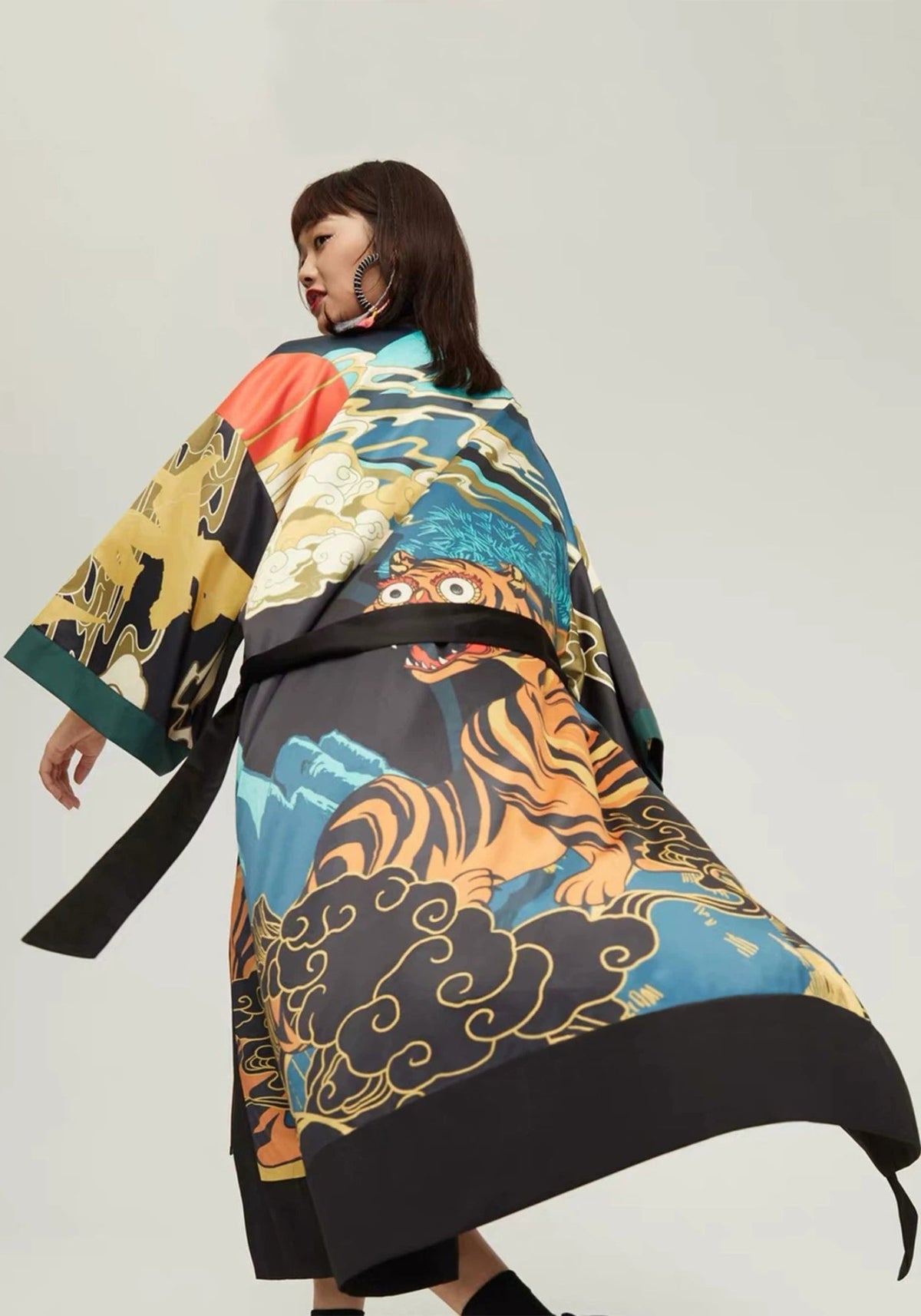 Kimono japonais long | Kiba