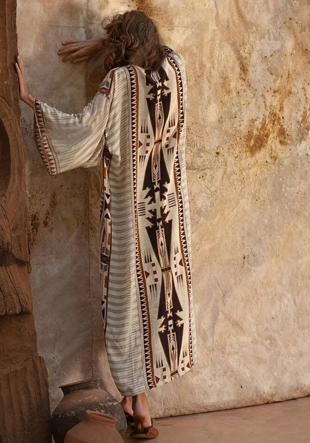 Kimono long beige | Naya