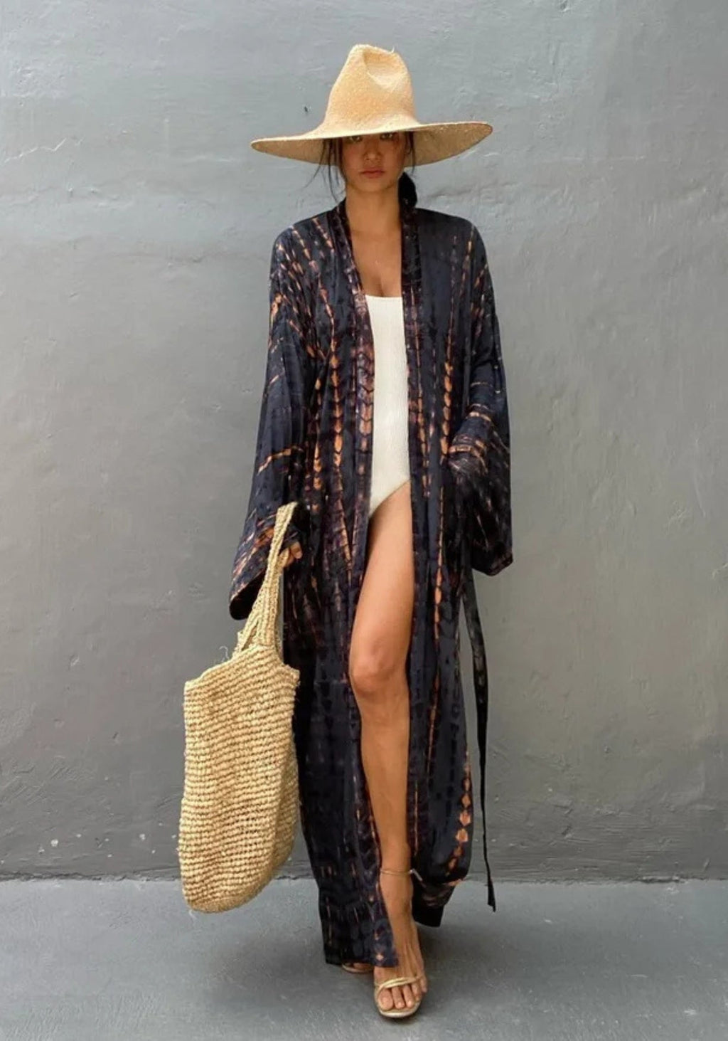 Kimono long tie & dye | Naëros