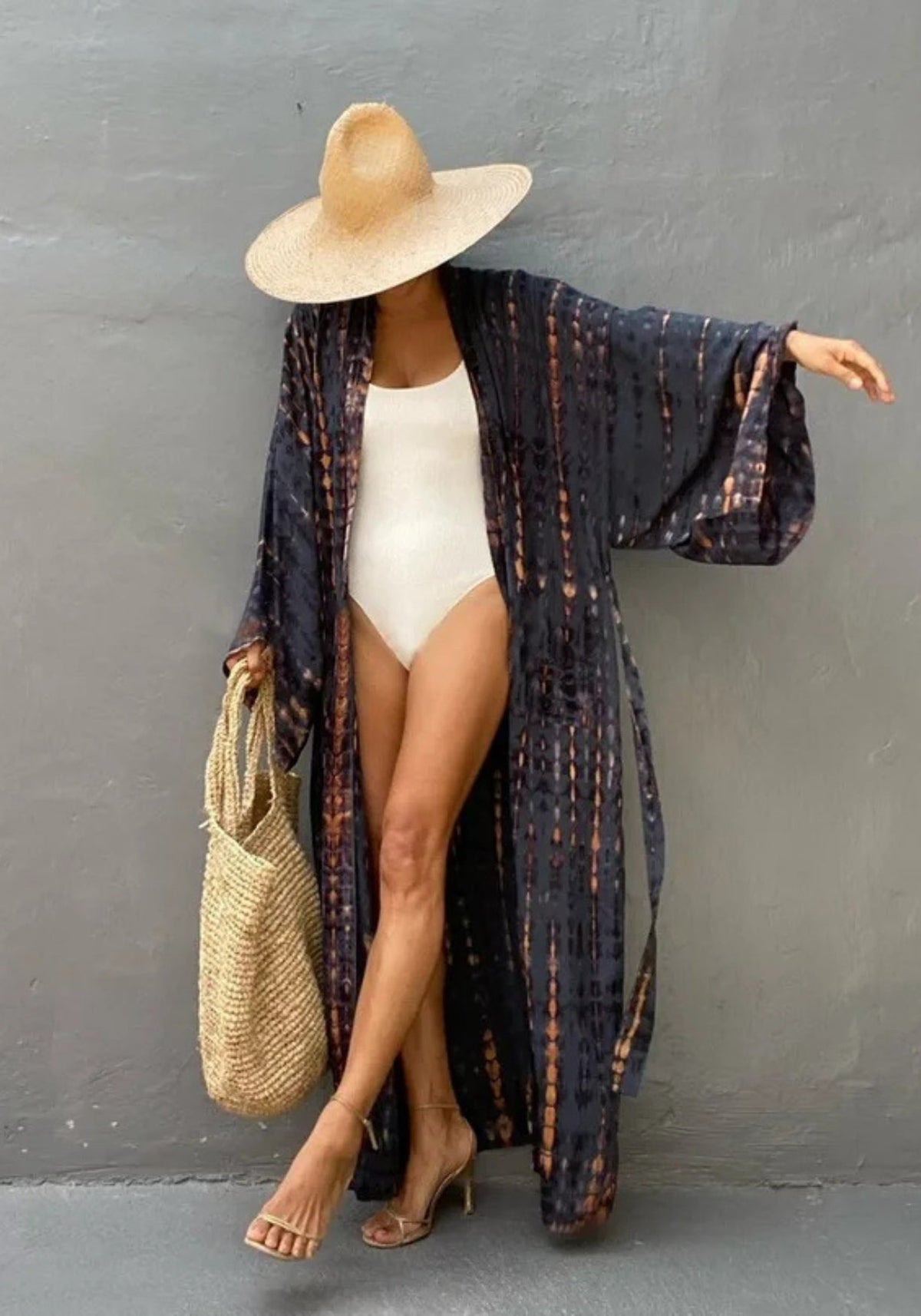 Kimono long tie & dye | Naëros