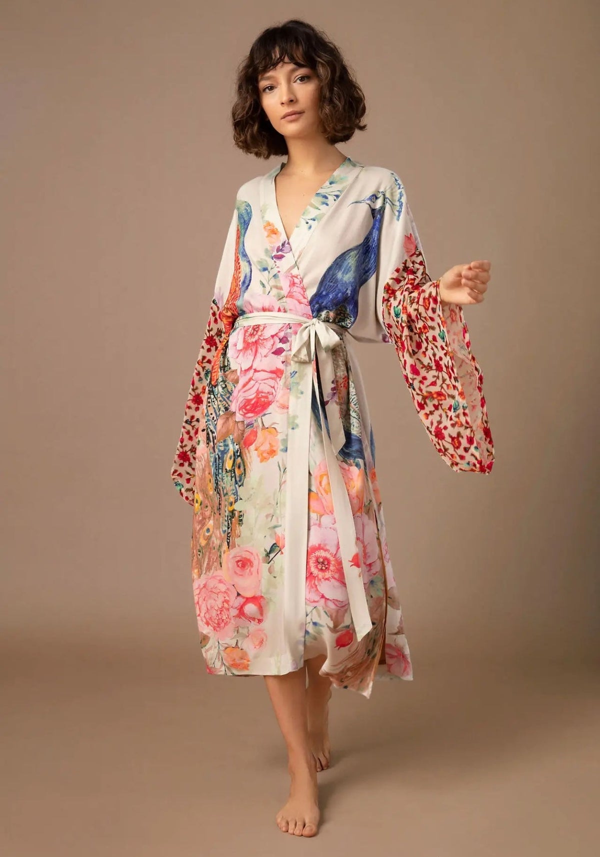 Kimono long de plage | Cache-Cœur