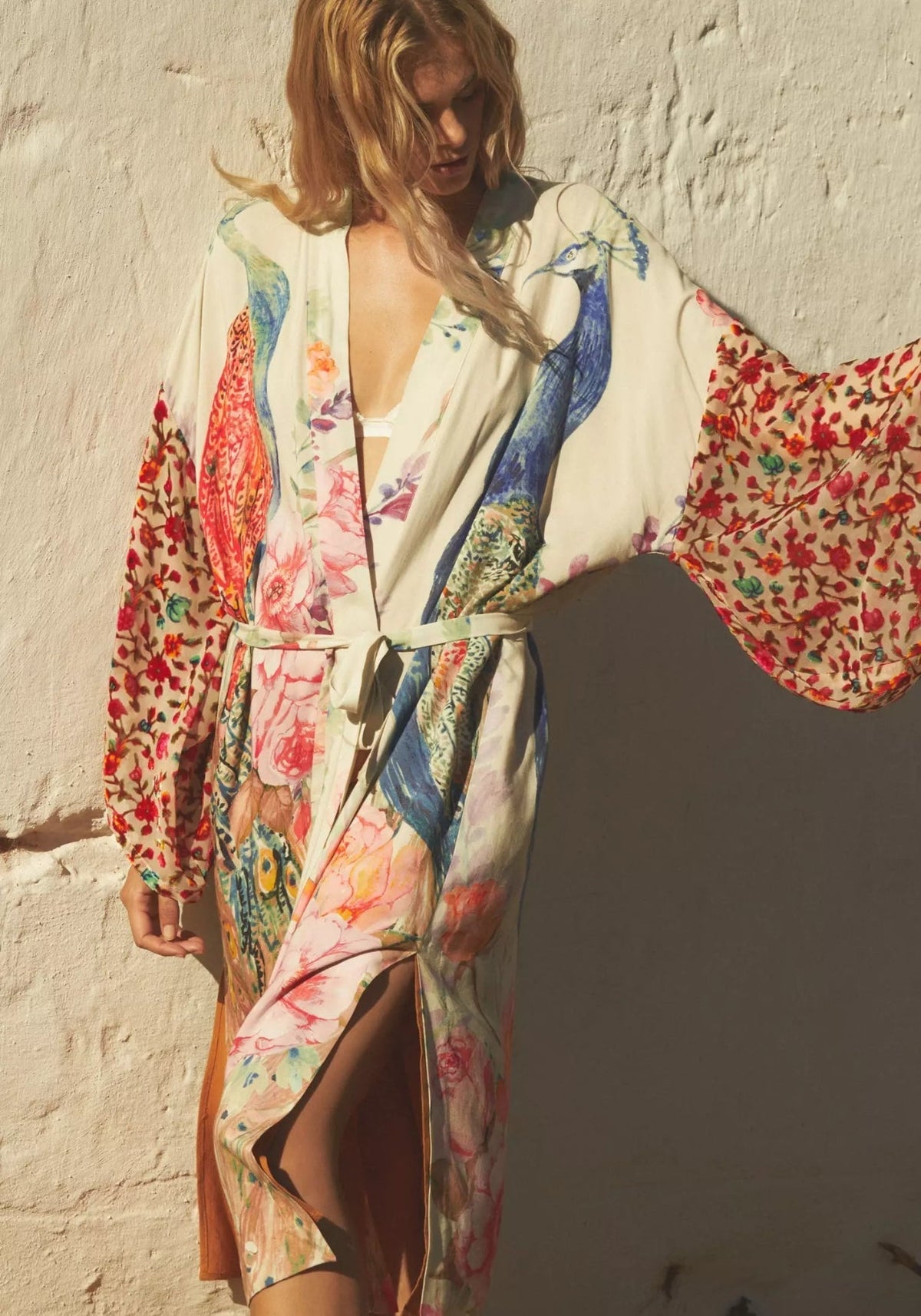 Kimono long de plage | Cache-Cœur