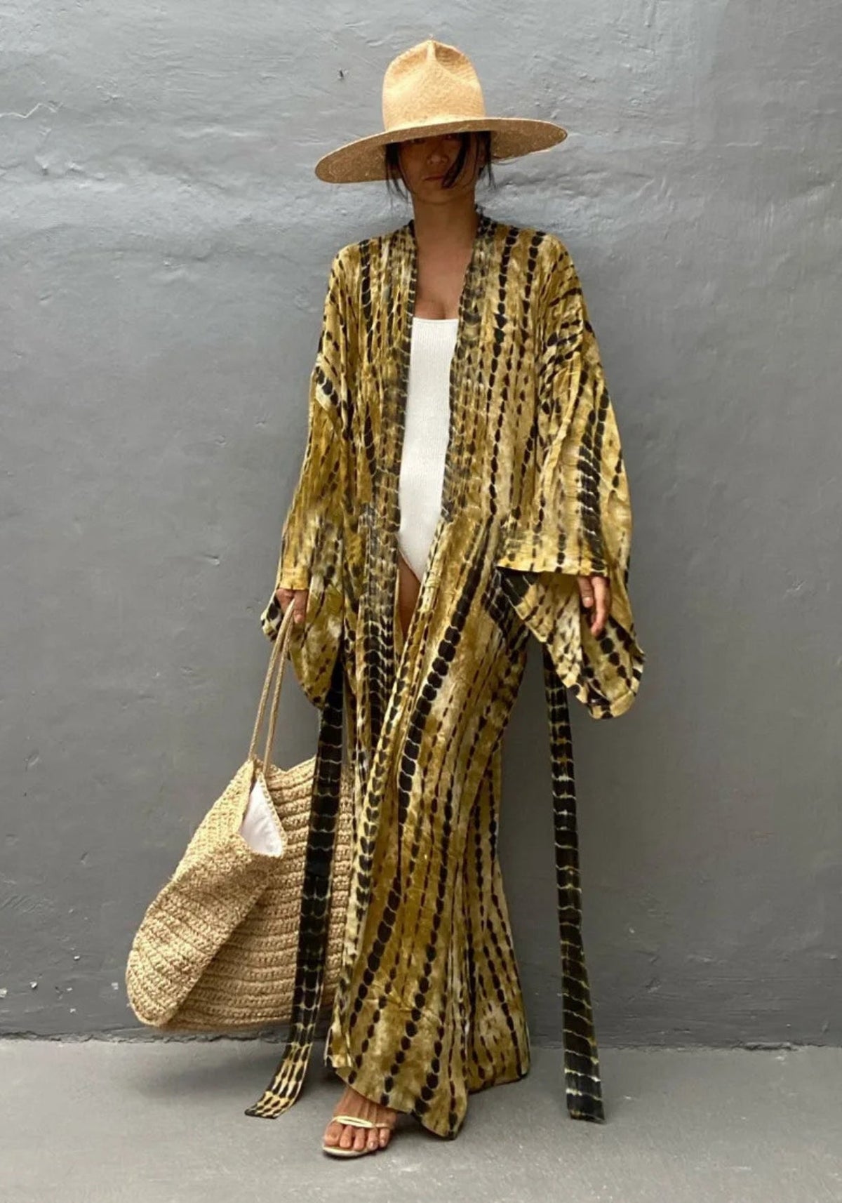 Kimono long tie & dye | Naëros