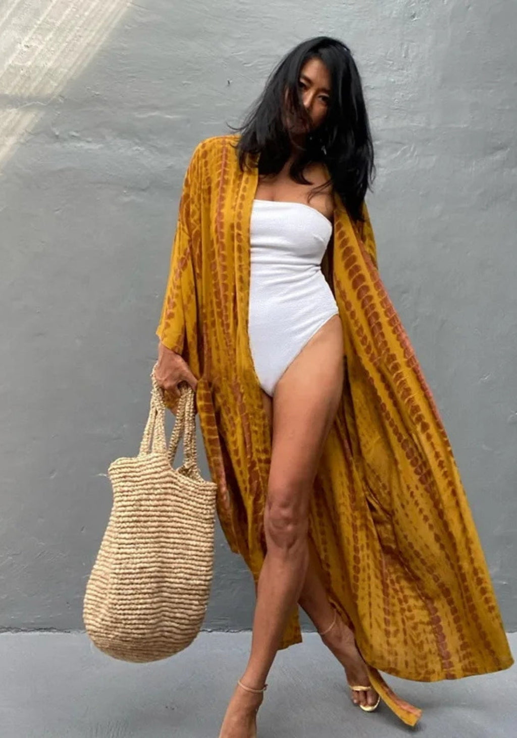 Kimono long tie & dye | Naëros