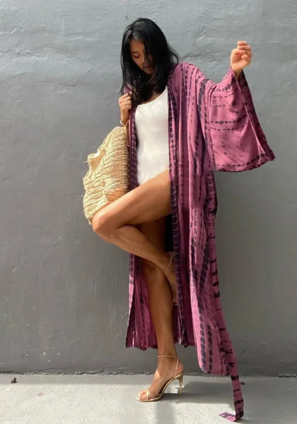 Kimono long tie & dye | Naëros