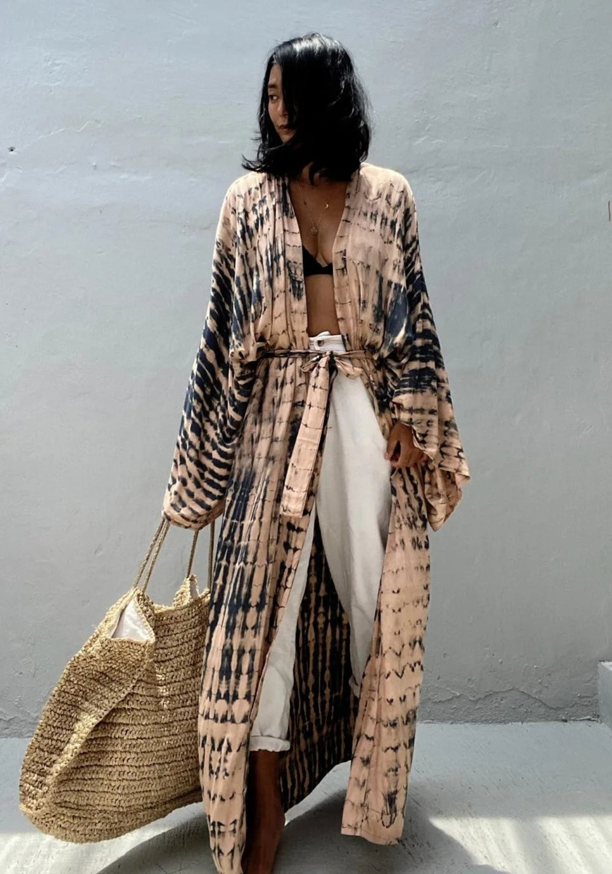 Kimono long tie & dye | Naëros