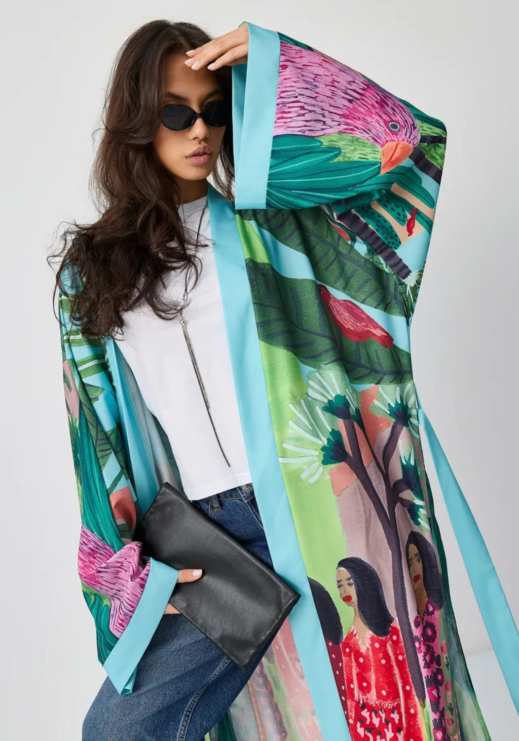 Kimono long tropical | Palmaïa