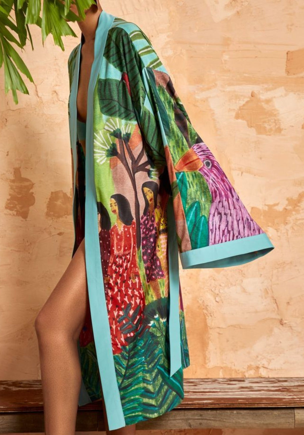 Kimono long tropical | Palmaïa